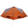 Tente Teepee 6 personnes Gris et orange 431 x 366 x 185 cm 523013523013