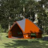 Tente Teepee 10 personnes Gris et orange 567 x 470 x 242 cm 523017523017