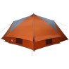 Tente Teepee 10 personnes Gris et orange 567 x 470 x 242 cm 523017523017