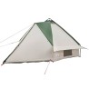 Tente Teepee 6 personnes Vert et blanc 431 x 366 x 185 cm 523022523022