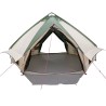 Tente Teepee 6 personnes Vert et blanc 431 x 366 x 185 cm 523022523022