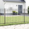 Élément de clôture Assen Gris 170 x 150 cm Acier 523040523040