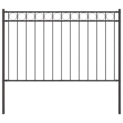 Élément de clôture Assen Gris 170 x 150 cm Acier 523040523040