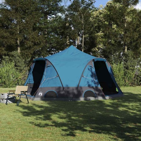 Tente en dôme 4 personnes avec toit Bleu 505 x 450 x 248 cm 523058523058
