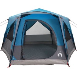 Tente de camping 5 personnes Bleu et gris 333 x 317 x 194 cm 523062523062