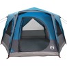 Tente de camping 5 personnes Bleu et gris 333 x 317 x 194 cm 523062523062