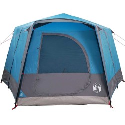 Tente de camping 5 personnes Bleu et gris 333 x 317 x 194 cm 523062523062