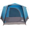 Tente de camping 5 personnes Bleu et gris 333 x 317 x 194 cm 523062523062