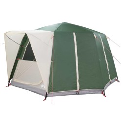 Tente de Campagne 6-Personnes avec toit Vert 425 x 396 x 222 cm 523064523064