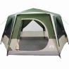 Tente cabine 7 personnes avec toit Vert 400 x 350 x 212 cm 523066523066