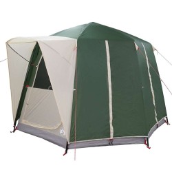 Tente de cabine 3 personnes Vert et blanc 320 x 320 x 203 cm 523069523069