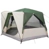 Tente de camping 5 personnes Vert et blanc 333 x 317 x 194 cm 523070523070