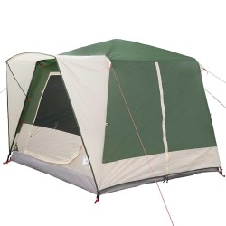 Tente de camping 5 personnes Vert et blanc 333 x 317 x 194 cm 523070523070