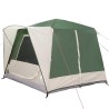 Tente de camping 5 personnes Vert et blanc 333 x 317 x 194 cm 523070523070