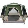 Tente de camping 5 personnes Vert et blanc 333 x 317 x 194 cm 523070523070