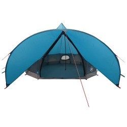 Tente Teepee 7-Personnes Bleu et gris 600 x 600 x 347 cm 523071523071