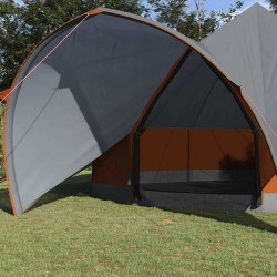 Tente Teepee 7-Personnes Gris et orange 600 x 600 x 347 cm 523074523074