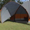 Tente Teepee 7-Personnes Gris et orange 600 x 600 x 347 cm 523074523074