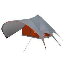 Tente Teepee 7-Personnes Gris et orange 600 x 600 x 347 cm 523074523074