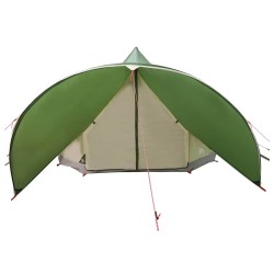 Tente Teepee 7-Personnes Vert et gris 600 x 600 x 347 cm 523075523075