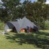 Tente Teepee 5 personnes Gris et orange 415 x 415 x 247 cm 523077523077