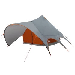 Tente Teepee 5 personnes Gris et orange 415 x 415 x 247 cm 523077523077