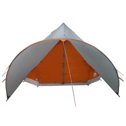 Tente Teepee 5 personnes Gris et orange 415 x 415 x 247 cm 523077523077