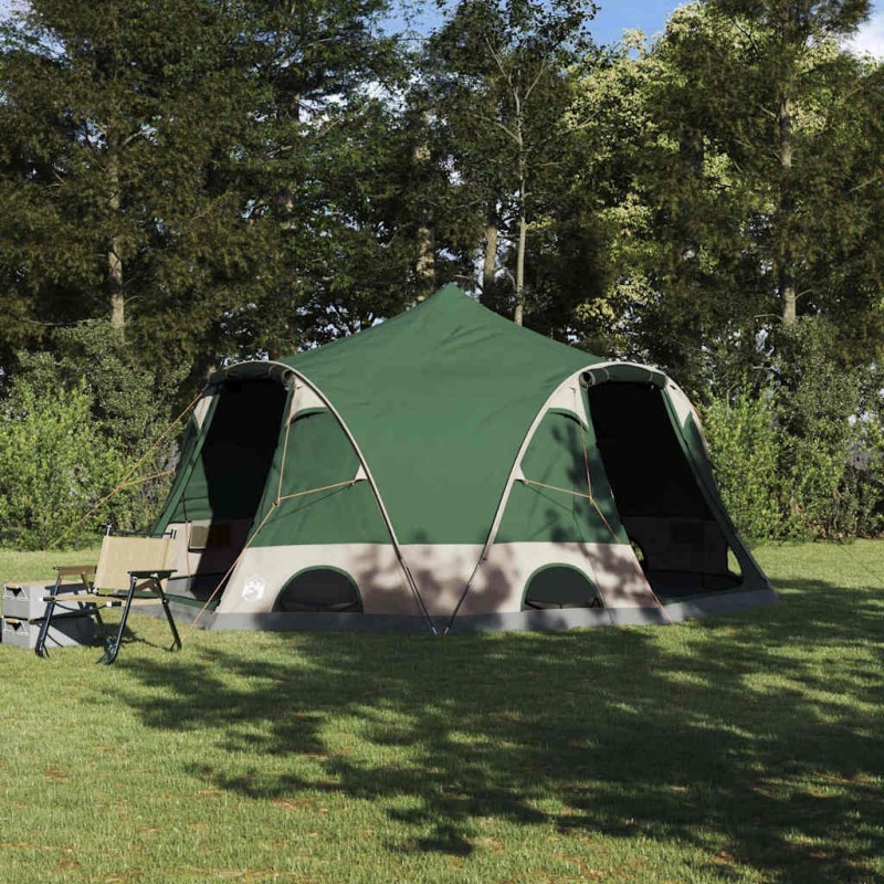 Tente en dôme 4 personnes avec toit Vert 505 x 450 x 248 cm 523079523079