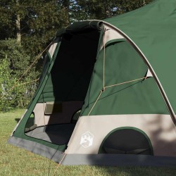 Tente en dôme 4 personnes avec toit Vert 505 x 450 x 248 cm 523079523079