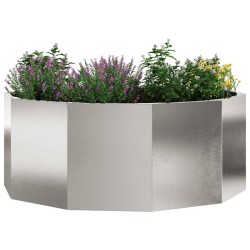 Jardinière Argent 90 x 90 x 35 cm Acier inoxydable 523085523085
