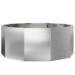 Jardinière Argent 90 x 90 x 35 cm Acier inoxydable 523085523085