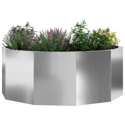 Jardinière Argent 90 x 90 x 35 cm Acier galvanisé 523086523086