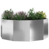 Jardinière Argent 90 x 90 x 35 cm Acier galvanisé 523086523086