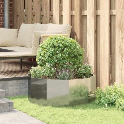 Jardinière Argent 90 x 90 x 35 cm Acier galvanisé 523086523086
