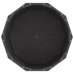 Jardinière Noir 60 x 60 x 35 cm Acier 523088523088