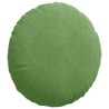 Coussins de siège 2 pcs Vert clair Ø50 x 19 cm Velours 523090523090
