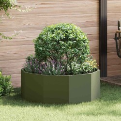 Jardinière Vert olive 90 x 90 x 35 cm Acier 523093523093
