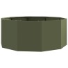 Jardinière Vert olive 90 x 90 x 35 cm Acier 523093523093
