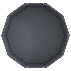Jardinière Anthracite 90 x 90 x 35 cm Acier 523094523094