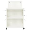 Chariot à outils Blanc 65 x 35 x 111 cm Acier laminé à froid 523095523095
