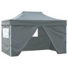 Tente pliable avec 4 parois latérales 3 x 4,5 m Anthracite 523096523096