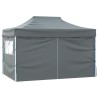 Tente pliable avec 4 parois latérales 3 x 4,5 m Anthracite 523096523096