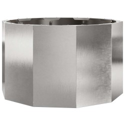 Jardinière Argent 60 x 60 x 35 cm Acier inoxydable 523099523099