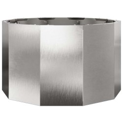 Jardinière Argent 60 x 60 x 35 cm Acier inoxydable 523099523099