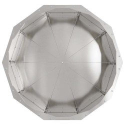 Jardinière Argent 60 x 60 x 35 cm Acier inoxydable 523099523099