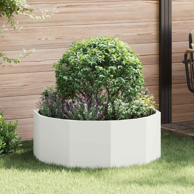 Jardinière Blanc 90 x 90 x 35 cm Acier 523100523100