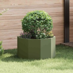 Jardinière Vert olive 60 x 60 x 35 cm Acier 523101523101