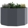 Jardinière Anthracite 60 x 60 x 35 cm Acier 523102523102