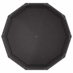 Jardinière Noir 90 x 90 x 35 cm Acier 523104523104