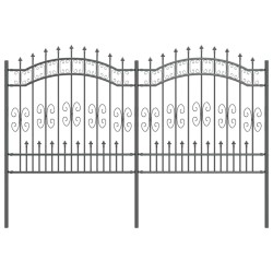 Clôture de jardin Kampen Gris 240 x 166 cm 523107523107